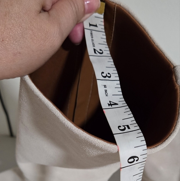 Sarto Jasmine Elegant Knee-High Suede Heeled Quit Luxury Boots Size 10 - Picture 9 of 16